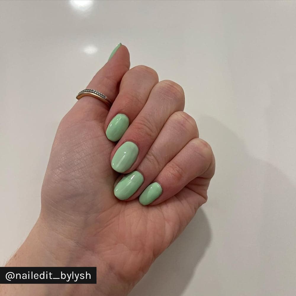 Gelous Mint to Be gel nail polish - Instagram Photo