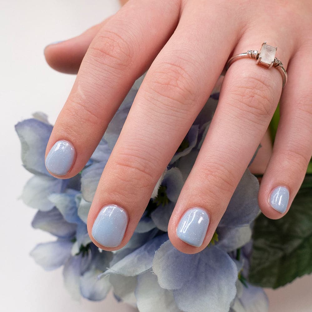 Gelous Glass Slipper gel nail polish - photographed in New Zealand on model