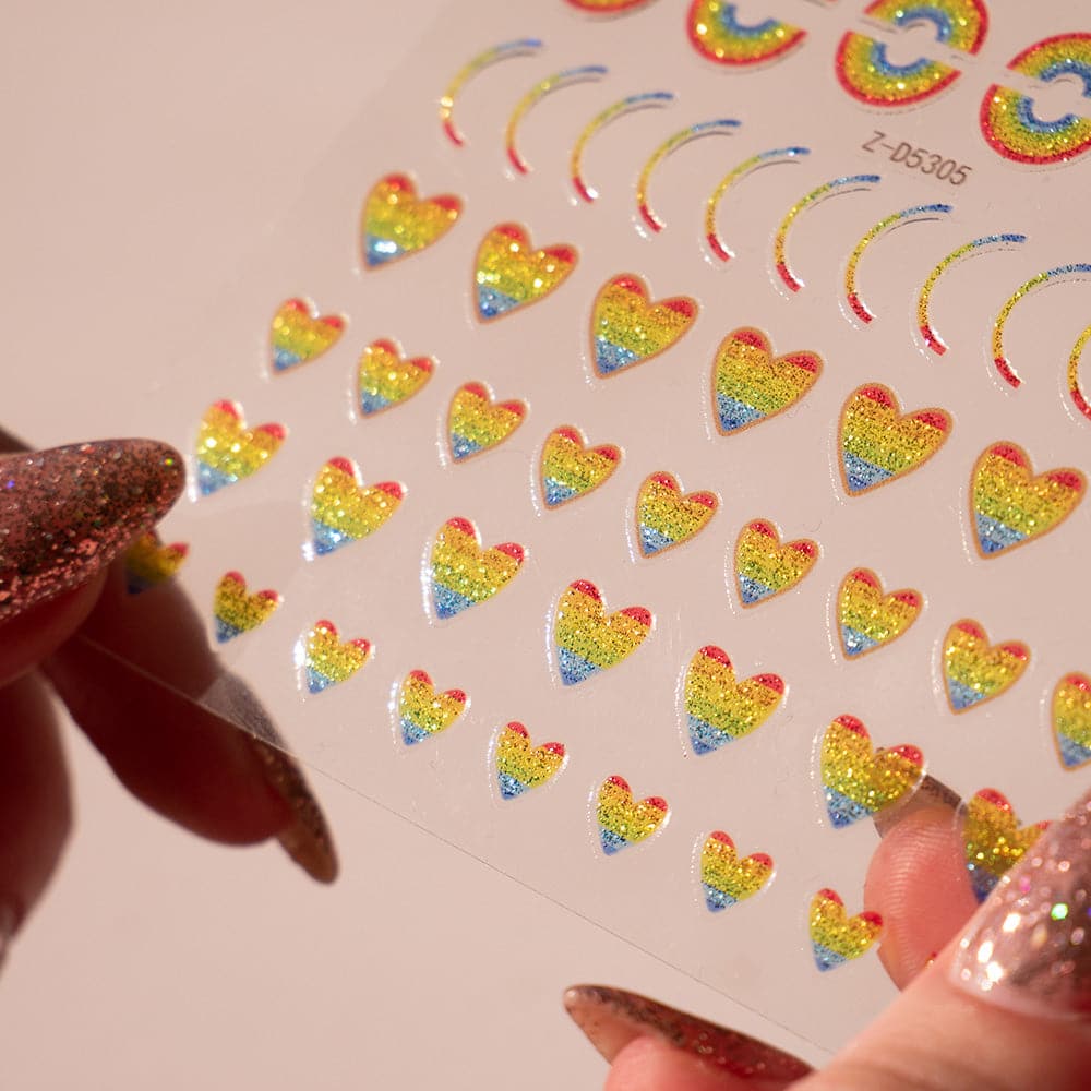 Rainbow Nail Stickers